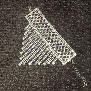 Vintage Rhinestone dangling bracelet